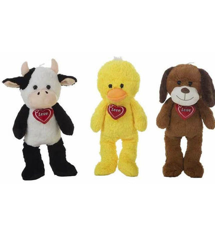 Soft Lucky Hart plush toy by BigBuy Kids, 52 cm long, cuddly stuffed animal for children, in a playful design.