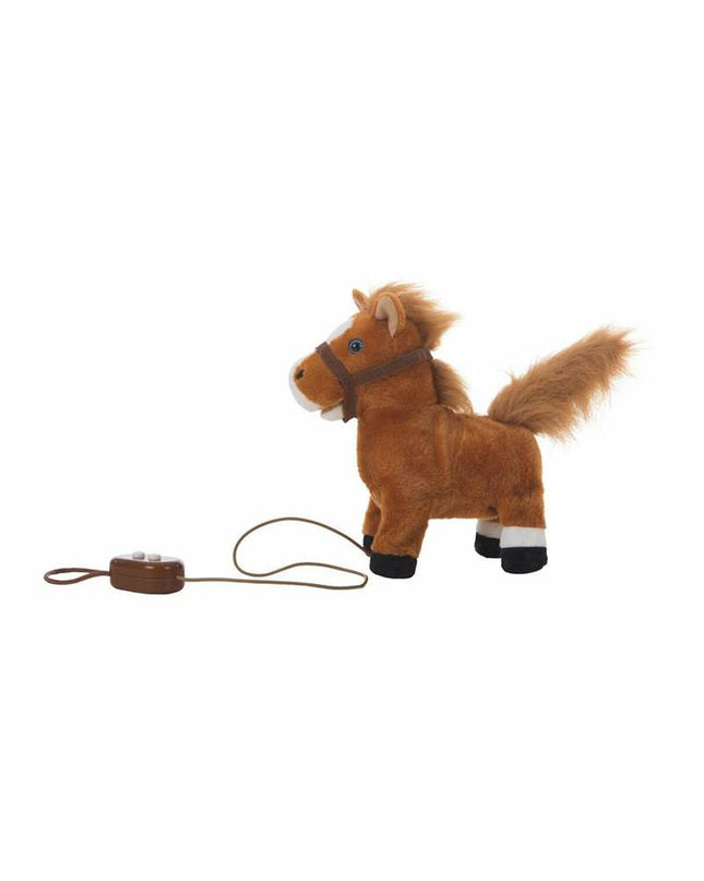 Soft musical plush horse toy from BigBuy Kids, 22 cm, featuring moving parts and colorful design for children.