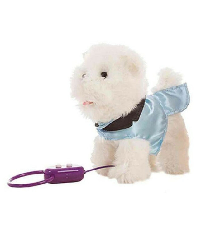 BigBuy Fun Bewegende Knuffel Dog, 22 cm soft plush toy with moving parts, ideal for children and playful cuddling.