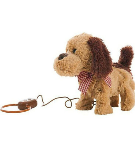 Brown plush toy dog, 22 cm, soft stuffed animal from BigBuy Fun, ideal for children and cuddly play.