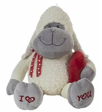 Soft 38cm Hart Schaap plush toy from BigBuy Kids, cuddly stuffed animal for children, part of the speelgoed en games collection.