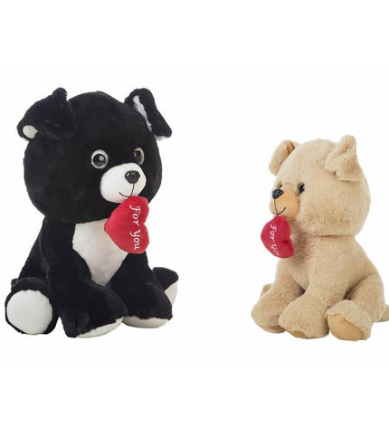 Soft plush dog toy, 42 cm Hart by BigBuy Kids, perfect for cuddling and play, made from cuddly, high-quality fabric.
