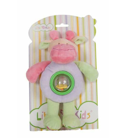 BigBuy Fun baby rattle ball toy, 24 cm, colorful plastic for young children, soft texture, safe for infants to hold and shake.