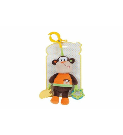 Soft baby activity toy in the shape of a monkey from BigBuy Fun, designed for infants' play and sensory development.