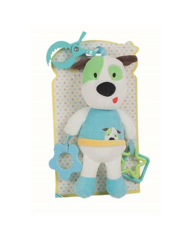 BigBuy Fun soft plush dog cuddle toy, 24 cm tethered plush toy for dogs, colorful and cuddly pet play accessory