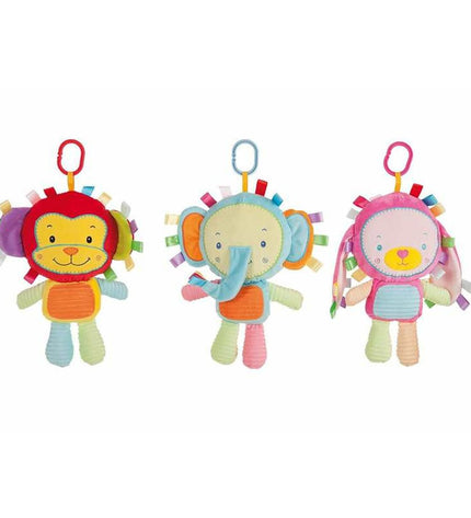 Soft plush baby cuddle toy by BigBuy Fun, 35 cm, featuring a cute, funny design in bright colors.