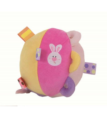 BigBuy Fun Bal Knuffels Konijnenvlees baby toy, soft plush bunny plush toy for young children, playful and safe for babies.