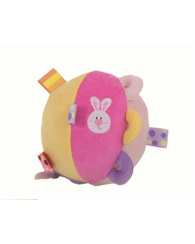 BigBuy Fun Bal Knuffels Konijnenvlees baby toy, soft plush bunny plush toy for young children, playful and safe for babies.