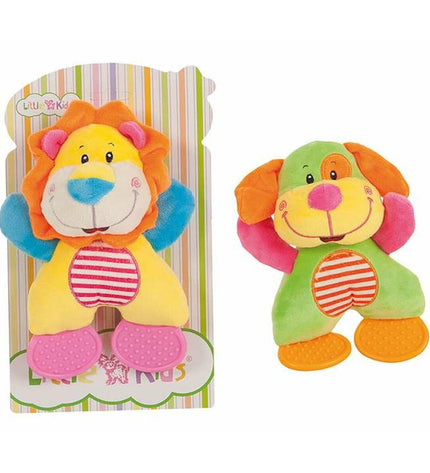 Baby teething toy with 20 cm plush animal shapes from BigBuy Fun, designed for infants and young children.