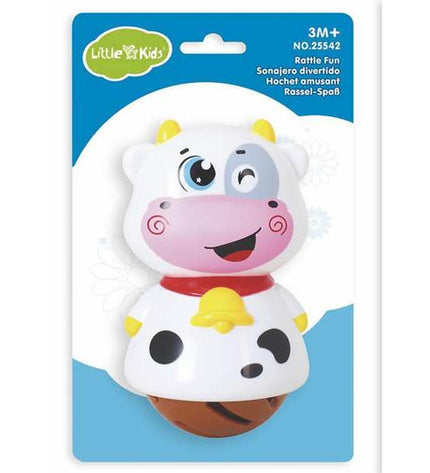 Colorful baby animal rattle toy from BigBuy Fun, made for young children, featuring soft fabric and playful animal designs.