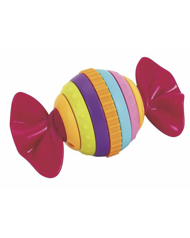 Colorful Candy Rammelaar toy for babies, 14 cm, from BigBuy Fun, designed for young children’s sensory play and development.