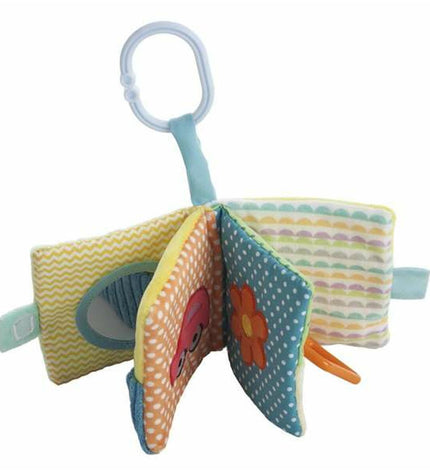 Soft plush cuddly book by BigBuy Fun, measuring 12x12 cm, designed for children's toys and games.
