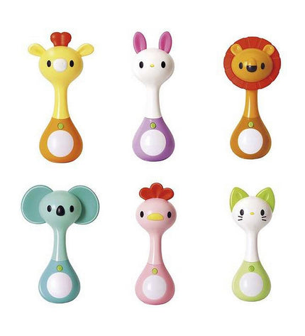 BigBuy Fun musical rattle with lights for babies, 16 cm long, designed for young children’s sensory play and entertainment.