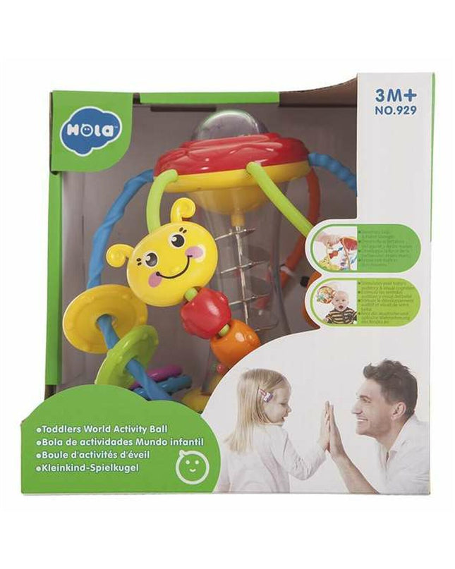 BigBuy Fun baby agility game toy, 18 cm colorful playset with various shapes and textures for young children’s sensory development.