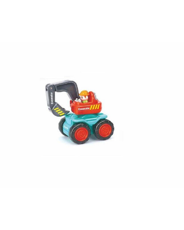 Colorful BigBuy Kids Bouwvoertuigen toy set with construction vehicles for kids, perfect for imaginative play and learning.