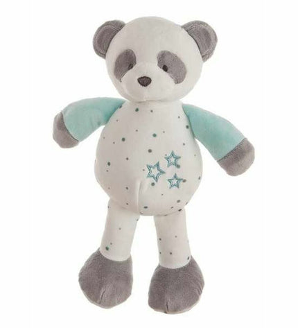 Blue baby panda teddy plush toy from BigBuy Kids, 22 cm soft stuffed animal for children, detailed panda bear design.