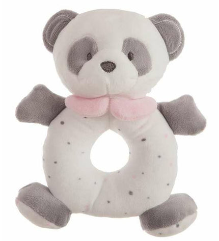 Soft pink panda bear plush toy, 20 cm, part of BigBuy Fun's collection of cuddly stuffed animals and soft toys.