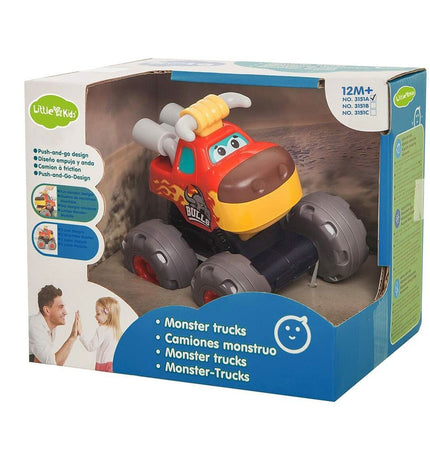 BigBuy Fun monster truck toy, 17x15x15 cm, featuring vibrant colors and detailed vehicle design for children’s play and entertainment.