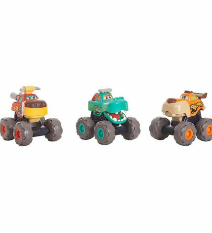 BigBuy Fun monster truck toy, 17x15x15 cm, featuring vibrant colors and detailed truck design for kids' play and vehicle collection.