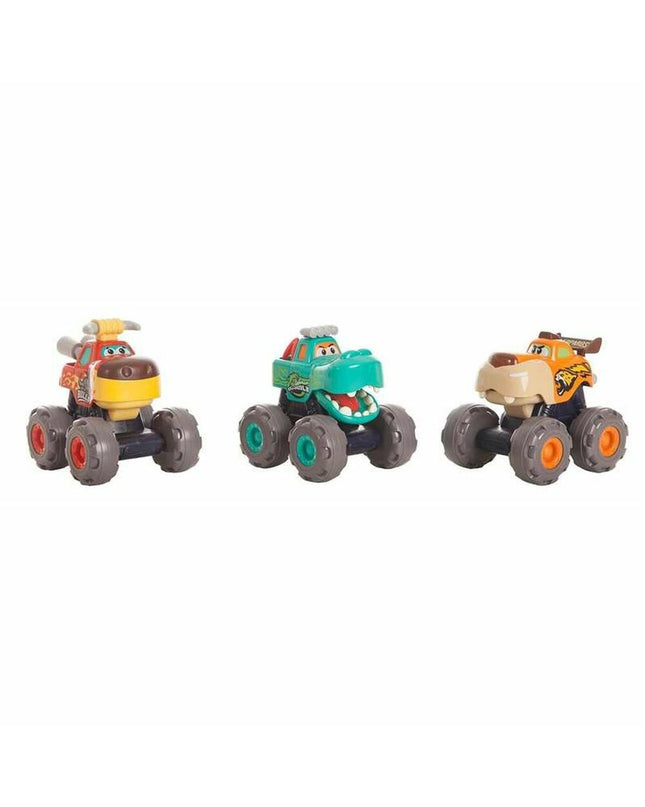 BigBuy Fun monster truck toy, 17x15x15 cm, featuring vibrant colors and detailed truck design for kids' play and vehicle collection.
