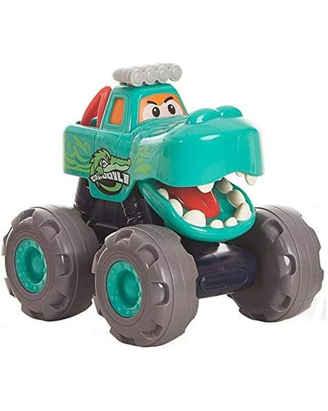 BigBuy Fun vrachtwagen monster trucks speelgoed, 17x15x15 cm, colorful vehicle with monster truck design for kids' play.