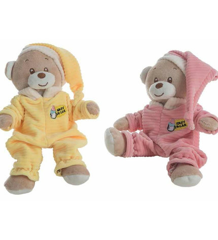 BigBuy Fun Knuffelbeer pyjama, soft plush toy for kids, featuring a cozy bear design in colorful fabric.