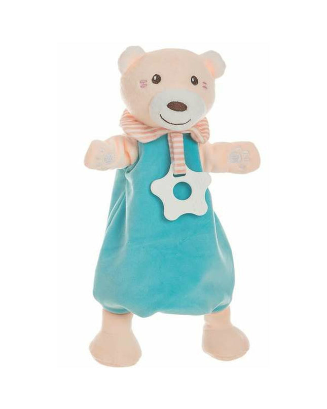 BigBuy Fun Pluchen Marionet Beer Tether Rammelaar, 35 cm, soft toy and puppet for children, with colorful plush design.