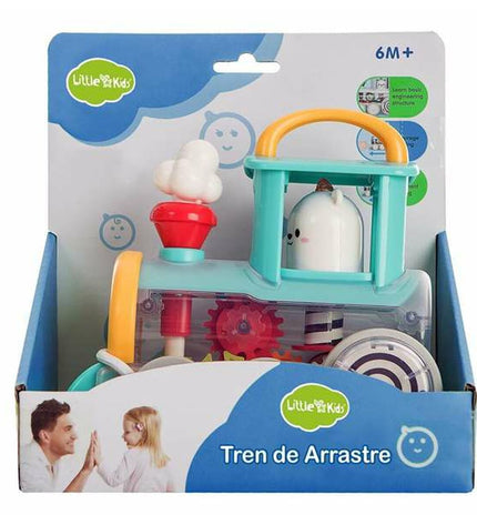 BigBuy Fun baby toy with a pull cord, measuring 18x12x19 cm, designed for young children to develop motor skills and fun play.