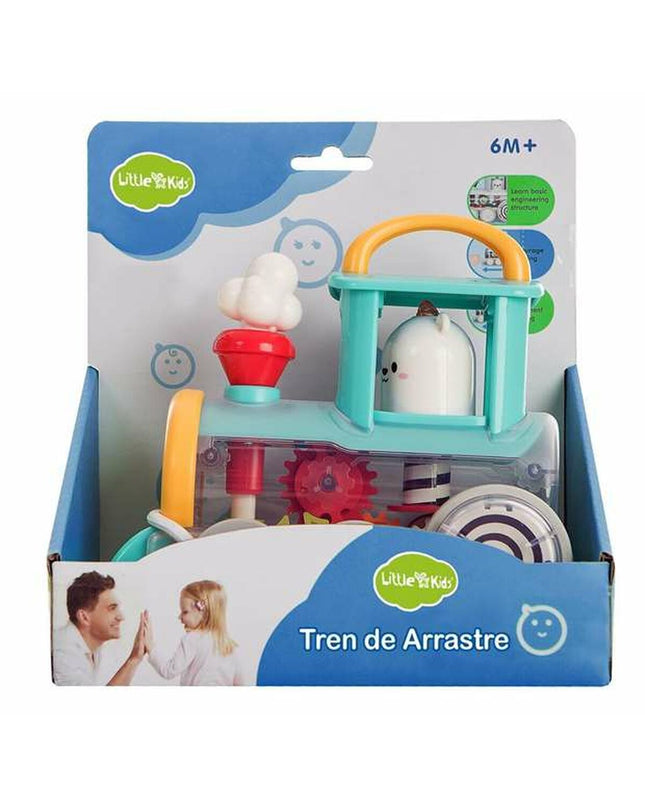 BigBuy Fun baby toy with a pull cord, measuring 18x12x19 cm, designed for young children to develop motor skills and fun play.