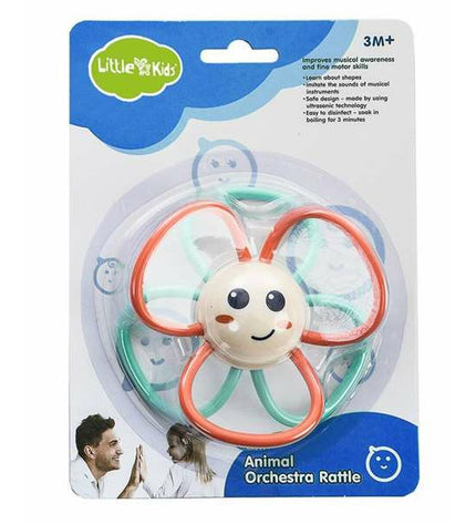 Baby teething rattle and toy from BigBuy Fun, Corita rings, measuring 10x10x5 cm, made for young children to chew and play.
