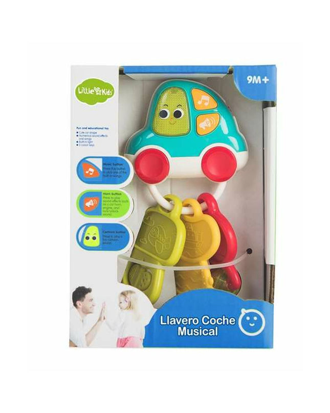 Baby toy by BigBuy Fun, 10x7x18 cm, colorful plastic rattles for infants and young children, designed for sensory play.