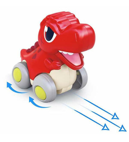 Red dinosaur toy vehicle from BigBuy Kids, 13x12x13 cm, suitable for children’s speelgoed en games, vehicles collection.