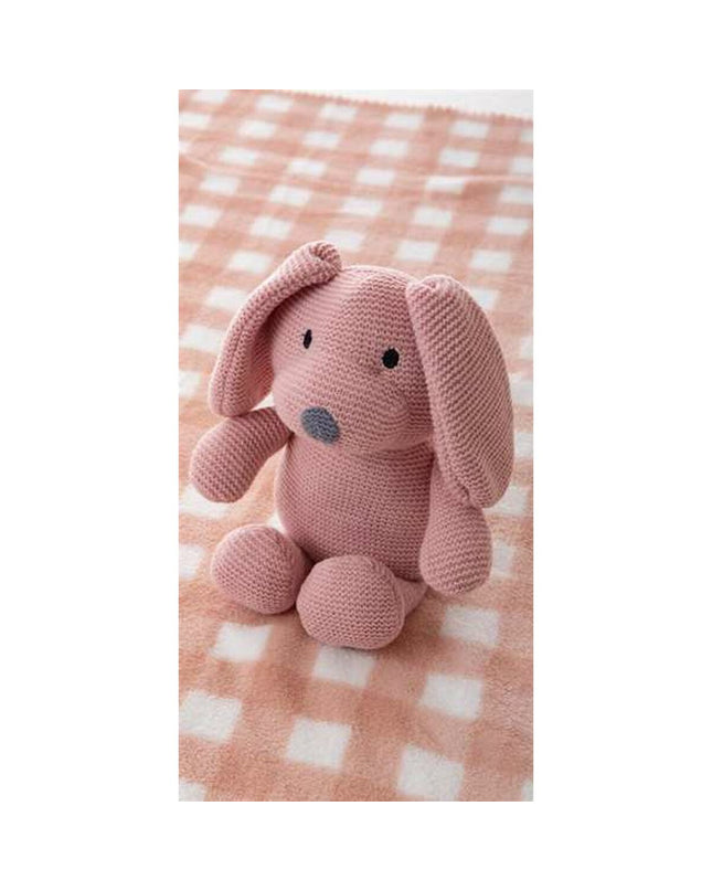 Pink plush cuddle toy measuring 90x75 cm from BigBuy Fun, soft stuffed animal for children, cozy and huggable.