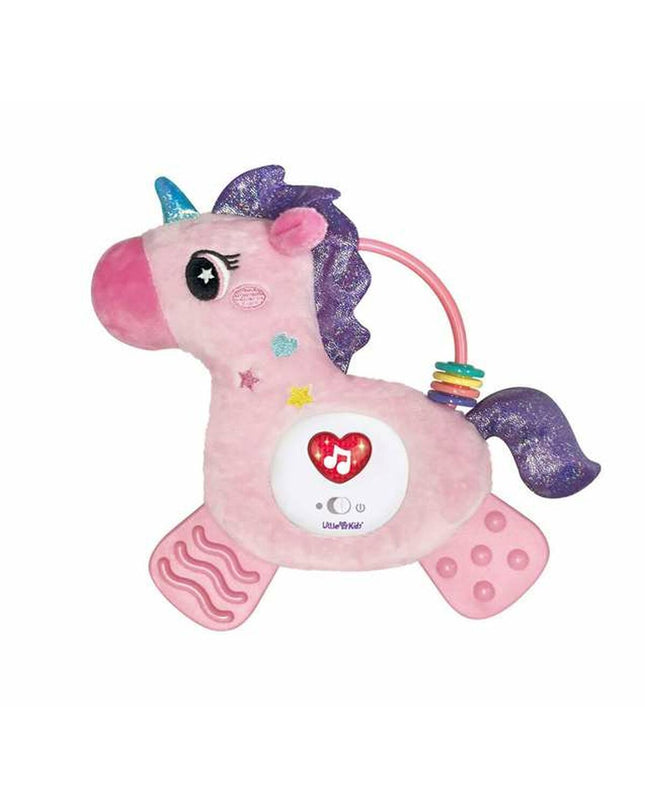Soft 24cm unicorn plush toy from BigBuy Fun, a colorful and cuddly musical stuffed animal for children.