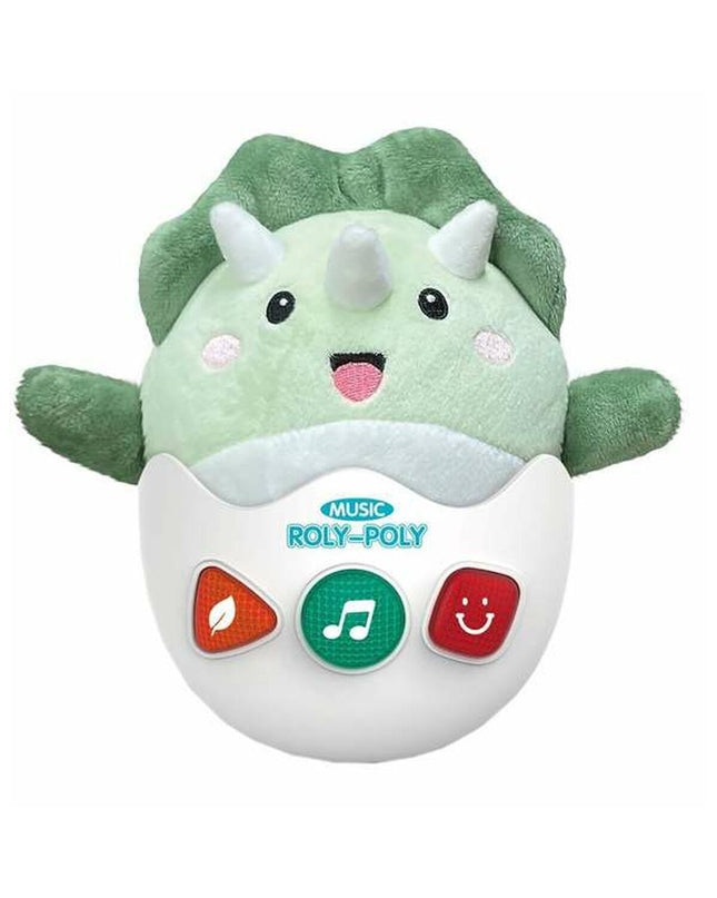 Soft plush dinosaur toy from BigBuy Fun, 22 cm Muzikale Knuffel, perfect for children’s play and comfort.