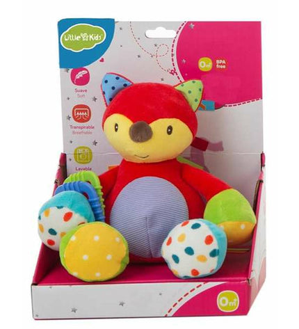 Soft plush toy from BigBuy Fun, 26 cm cuddly stuffed animal for children, featuring colorful fabric and playful design.