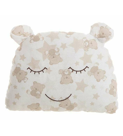 Soft plush toy pillow featuring a printed beer design, measuring 35x29 cm, from BigBuy Kids' plush toy collection.