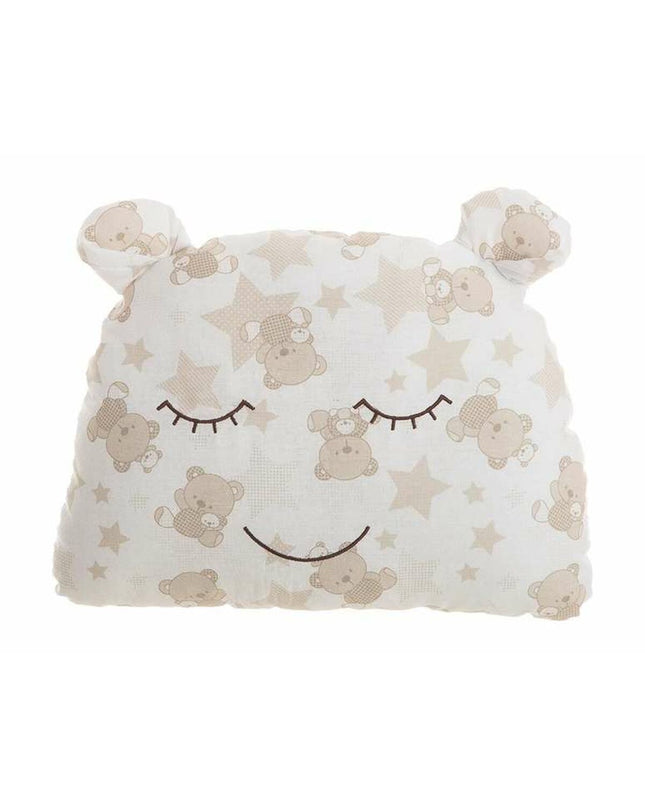 Soft plush toy pillow featuring a printed beer design, measuring 35x29 cm, from BigBuy Kids' plush toy collection.