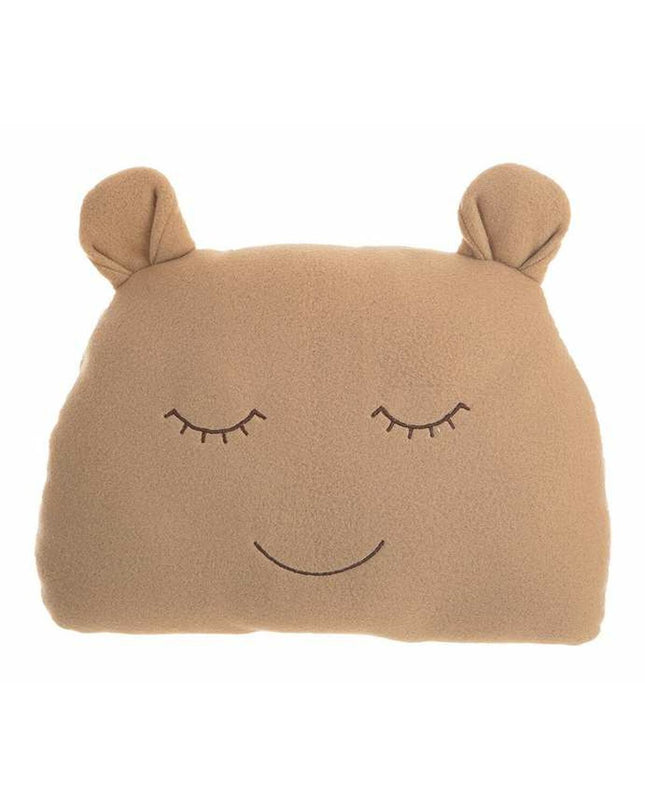 BigBuy Kids brown beer-shaped plush pillow, 35 x 29 cm, soft toy for kids, cozy and huggable in playful design