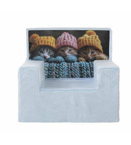 BigBuy Fun Kinderstoel Coralina katten, colorful children's chair with playful cat design, suitable for home and kitchen decor.