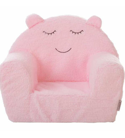 Baby fleece sofa from BigBuy Fun featuring soft, cozy fabric suitable for a child's bedroom or nursery.