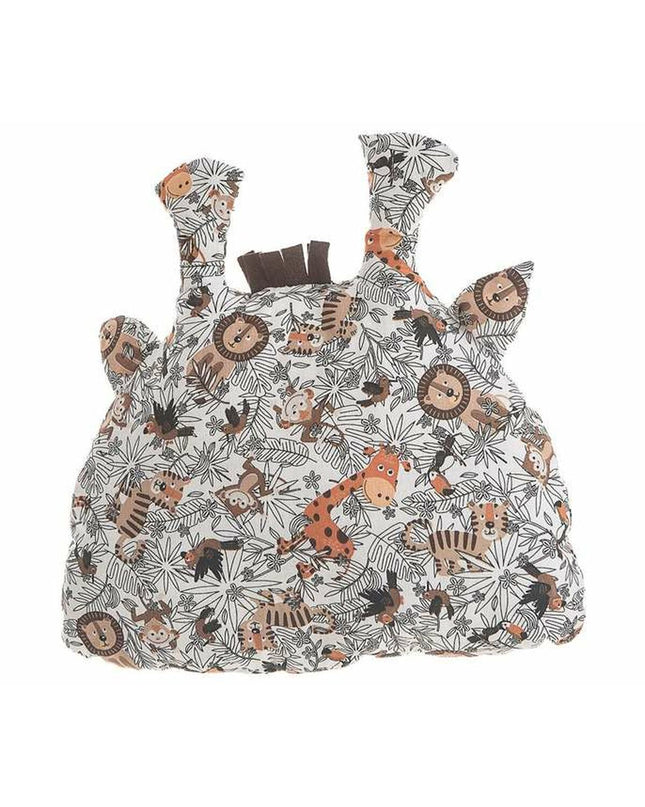 Soft giraffe printed cushion from BigBuy Kids, 35x34 cm, plush toy and decorative soft toy for children.