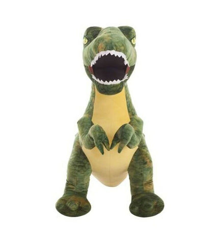 Soft dinosaur plush toy from BigBuy Fun, polyester material, colorful and cuddly, suitable for children’s play and comfort.