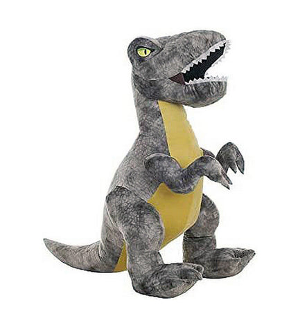 Gray plush Thor Dinosaur toy from BigBuy Fun, 40 cm soft stuffed dinosaur suitable for children.