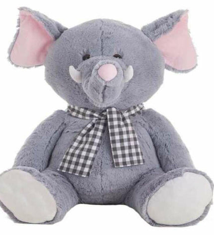 BigBuy Fun Pluche Olifant knuffel, 75 cm soft plush elephant toy for children, cuddly and colorful.
