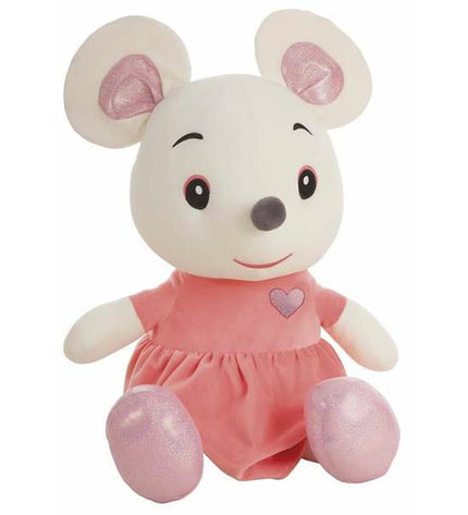 Soft 35 cm rat plush toy from BigBuy Fun, perfect for cuddling and play, made of plush, detailed with realistic features.