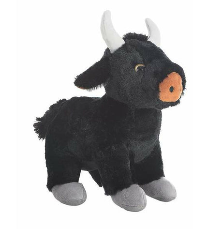 Soft 34 cm bull plush toy from BigBuy Fun, ideal for children, featuring detailed features and a friendly appearance.