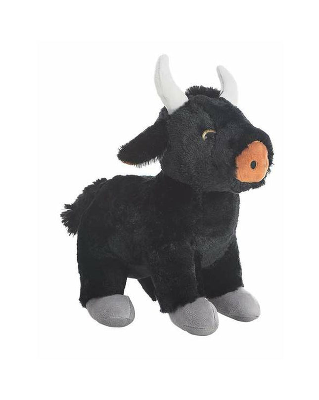 Soft 34 cm bull plush toy from BigBuy Fun, ideal for children, featuring detailed features and a friendly appearance.