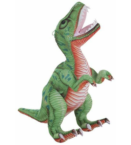 BigBuy Fun plush dinosaur reindeer toy, 85 cm tall, soft stuffed animal ideal for children, featuring a friendly dinosaur and reindeer design.