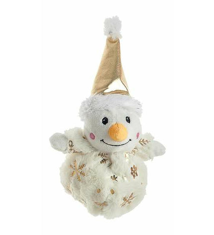 Soft plush Christmas toy from BigBuy Fun, featuring a gold-colored design, perfect for holiday play and cuddling.